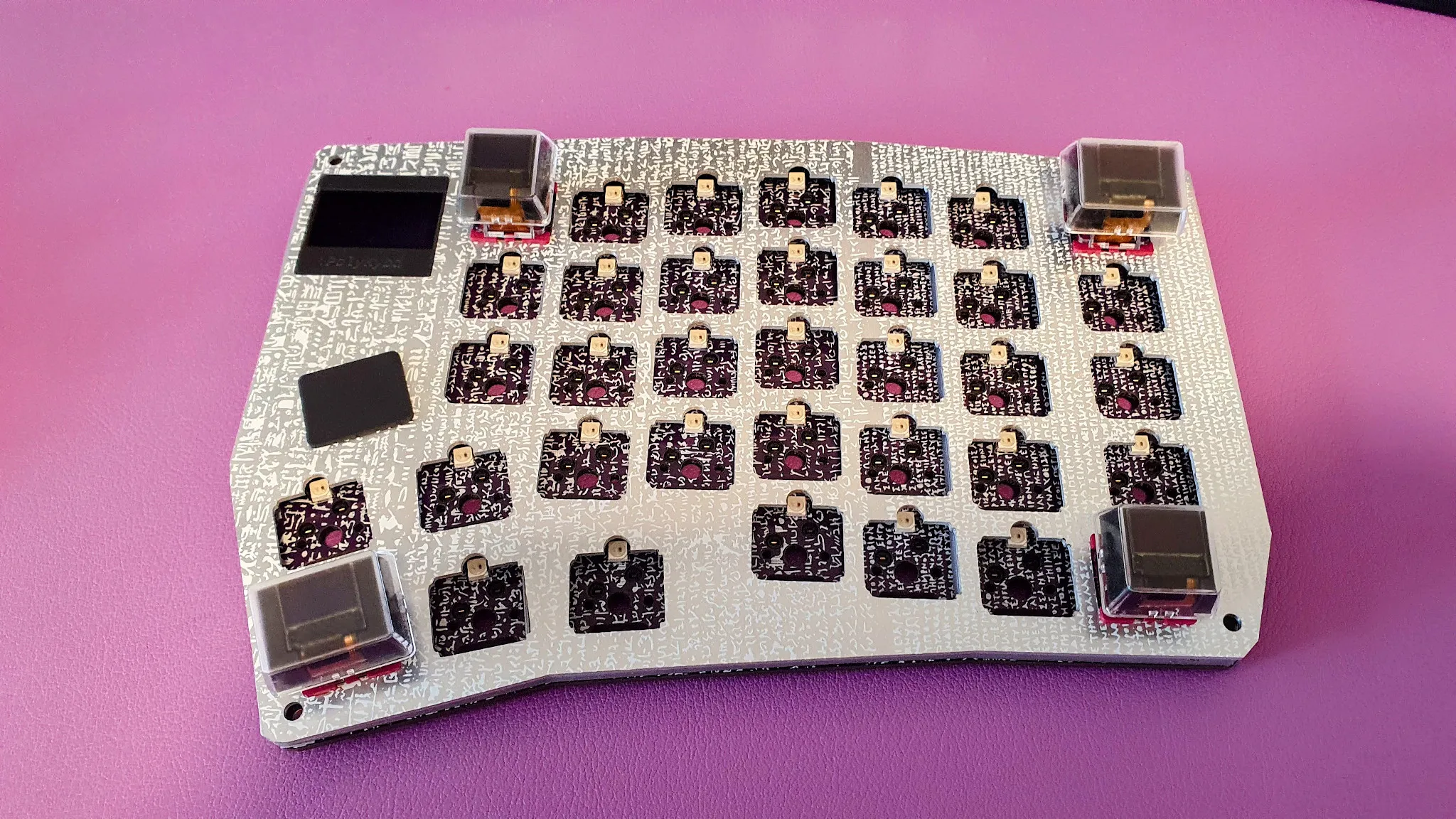 Plate and PCB aligned