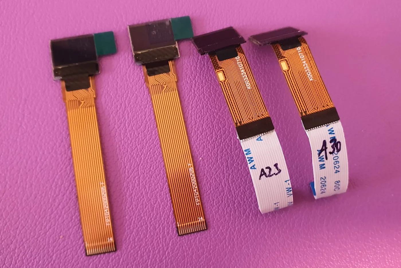 0.42" OLED displays with FPC cables