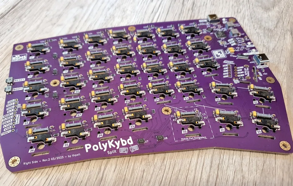 Assembled PCB