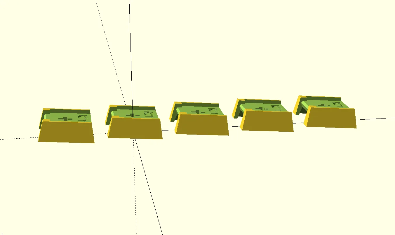 Stepped profile